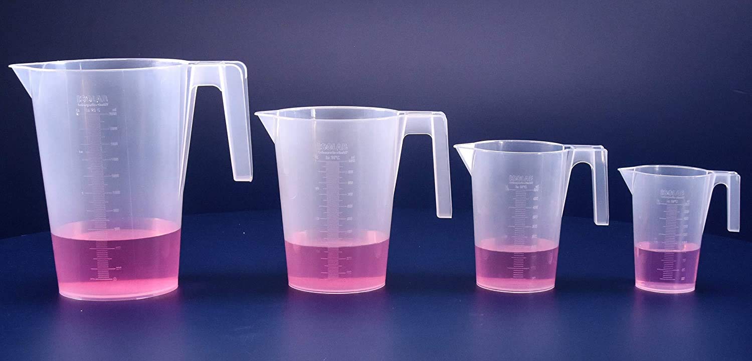 isolab-beaker-becher-mit-griff-4er-set-250-2000-ml-pp image 7