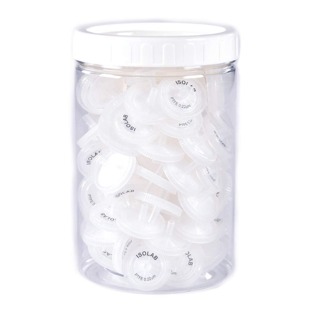 isolab-syringe-filter-ptfe-spritzenfilter-25-mm-0-22-m-100-st-ck image 1