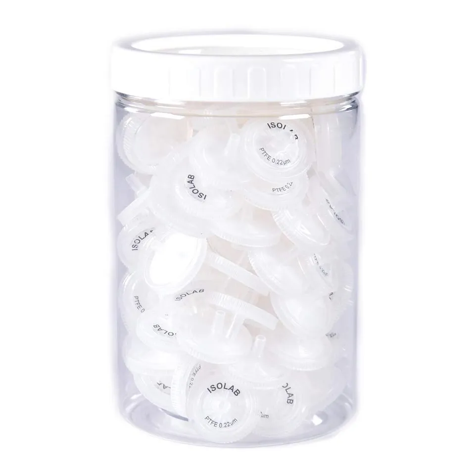 isolab-syringe-filter-ptfe-spritzenfilter-25-mm-0-22-m-100-st-ck image 1