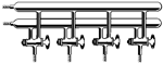 sp-wilmad-ig-357-vakuumverteiler-4-fach-doppel image 1