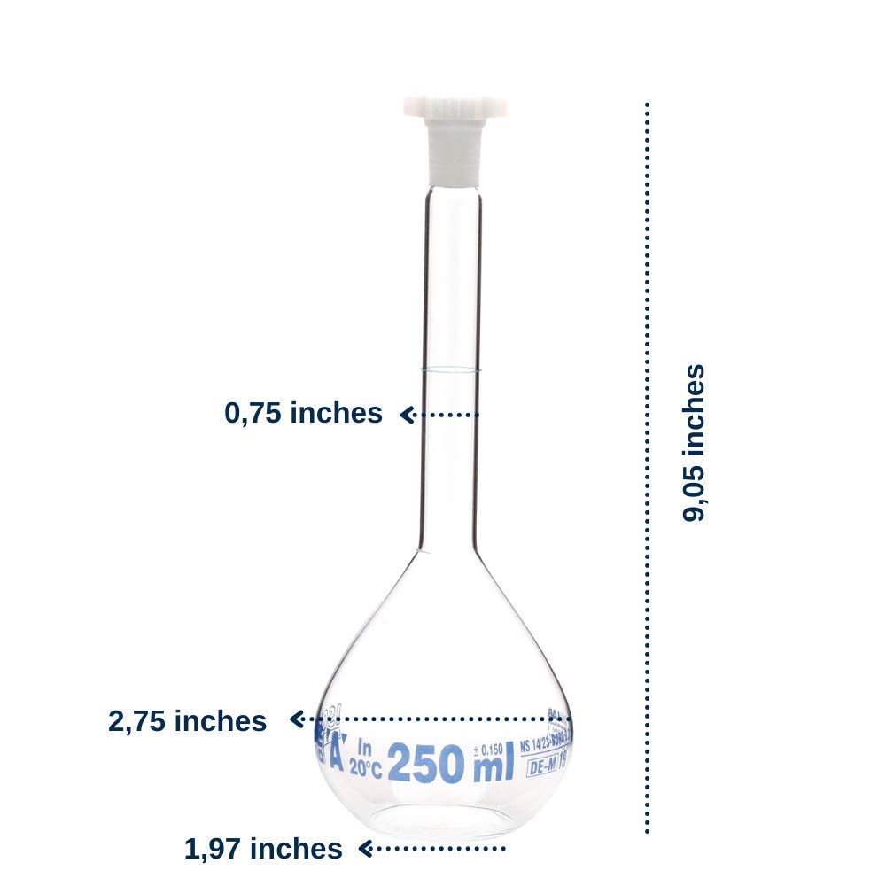 isolab-messkolben-250ml-klasse-a-glas-2st-ns14-23 image 2