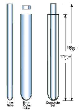 sp-wilmad-koaxial-nmr-r-hrchen-set-3-3-mm-tube image 1