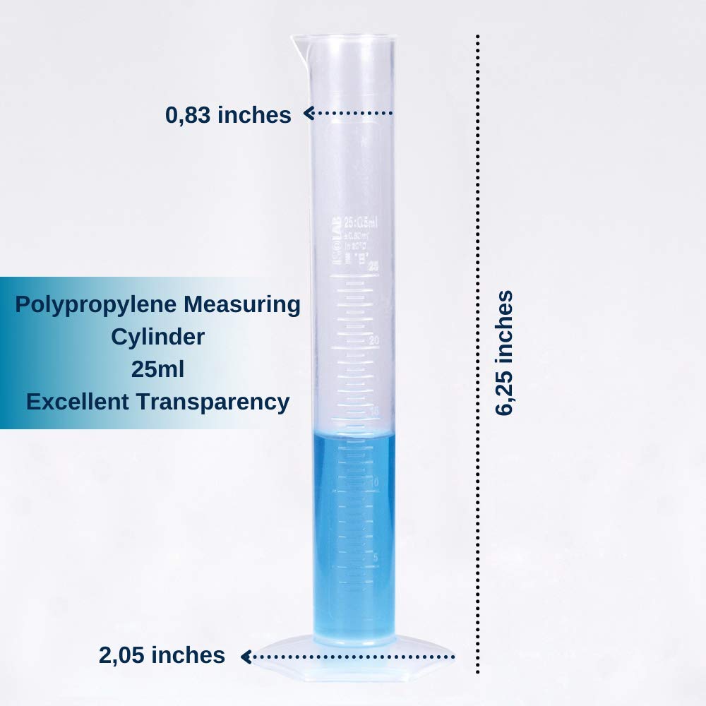 isolab-messzylinder-set-pp-25-250ml-klasse-b-4tlg image 2