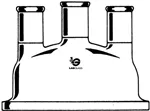 sp-wilmad-reaktionsgef-deckel-3-hals-24-40-flachflansch image 1