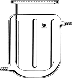 sp-wilmad-laboratory-glassware-reaktionsgef-1-l-mantel-eingedellt image 1