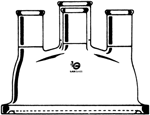 sp-wilmad-laboratory-glassware-reaktionsgef-deckel-4-hals-29-42 image 1