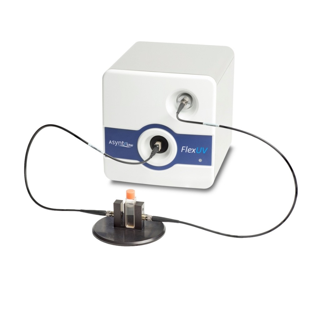 asynt-flexuv-uv-vis-spektrometer-190-1050-nm-flow-cuvette image 1