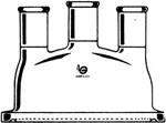 sp-wilmad-reaktionsgef-deckel-3-hals-29-42-o-ring-flansch image 1