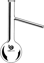 sp-wilmad-engler-destillierkolben-200-ml-seitenrohr-labor image 1