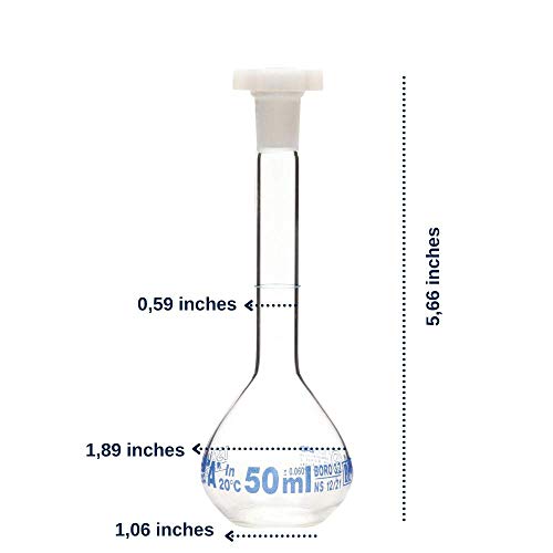 isolab-messkolben-klarglas-klasse-a-50-ml-ns-12-21-blau-graduiert image 7