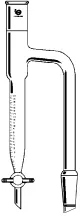 sp-wilmad-barrett-feuchtigkeitsfalle-20-ml-24-40-ptfe-hahn image 1