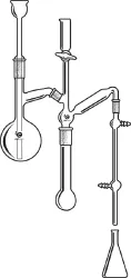 sp-wilmad-laboratory-glassware-kjeldahl-destillationsapparatur-komplett image 1
