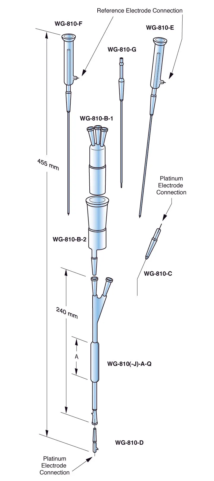 sp-wilmad-laboratory-glassware-elektrolysezelle-suprasil-f-r-jeol image 1