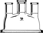 sp-wilmad-lg-8073-reaktordeckel-4-hals-24-40-o-ring image 1