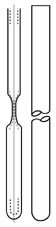 sp-wilmad-laboratory-glassware-l-slichkeitsrohr-5-8x11-o-einschn image 1